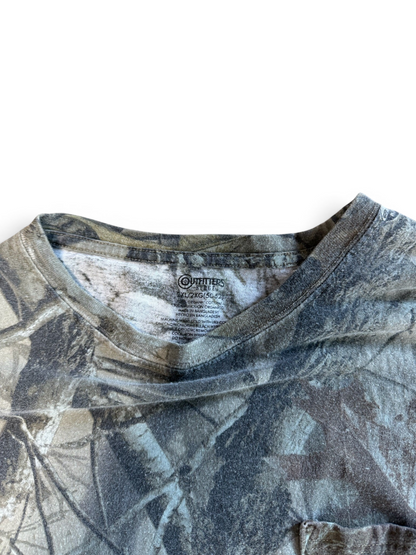 (XXL) Woodland Camo Long Sleeve Shirt