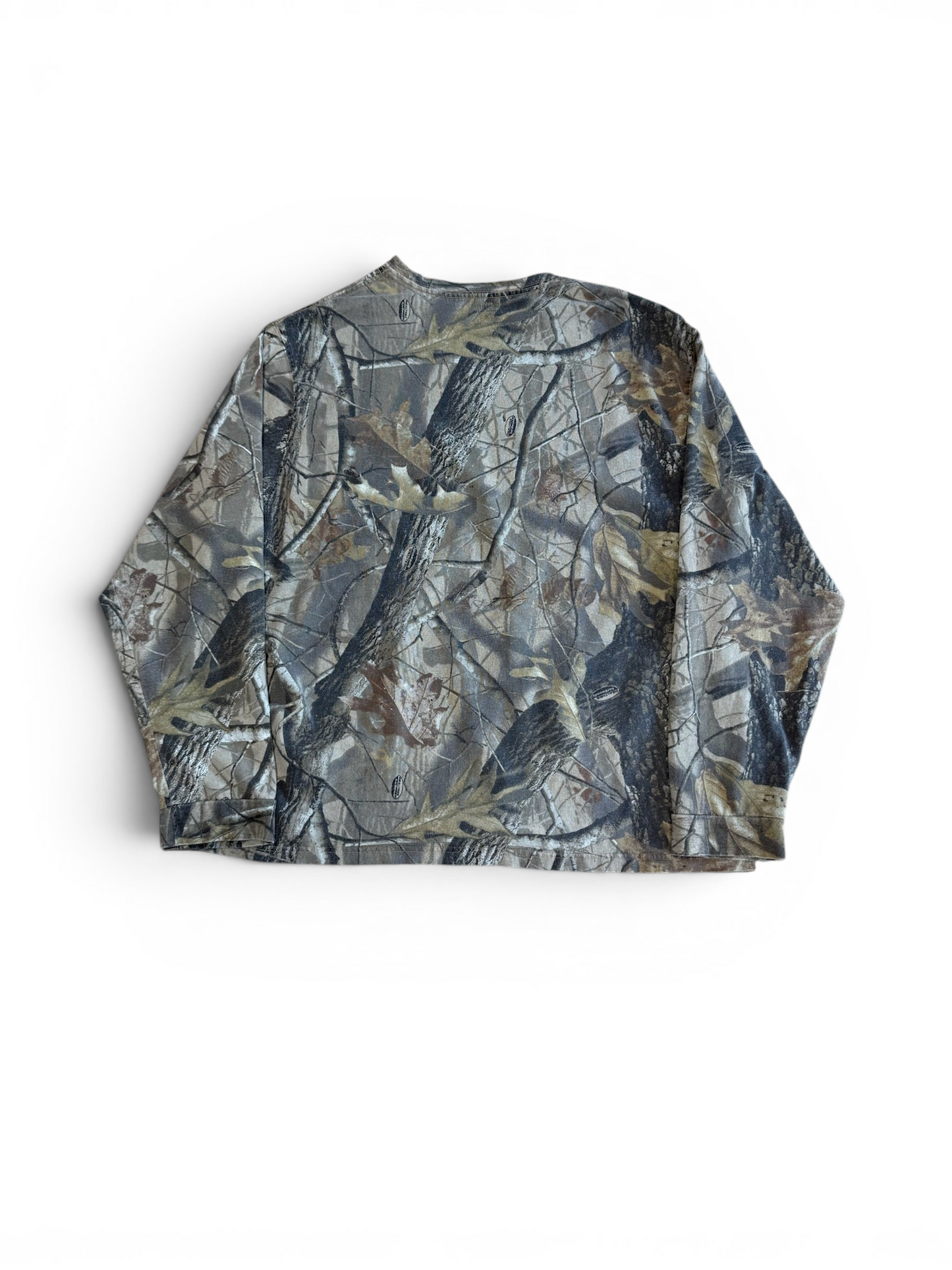 (XXL) Woodland Camo Long Sleeve Shirt