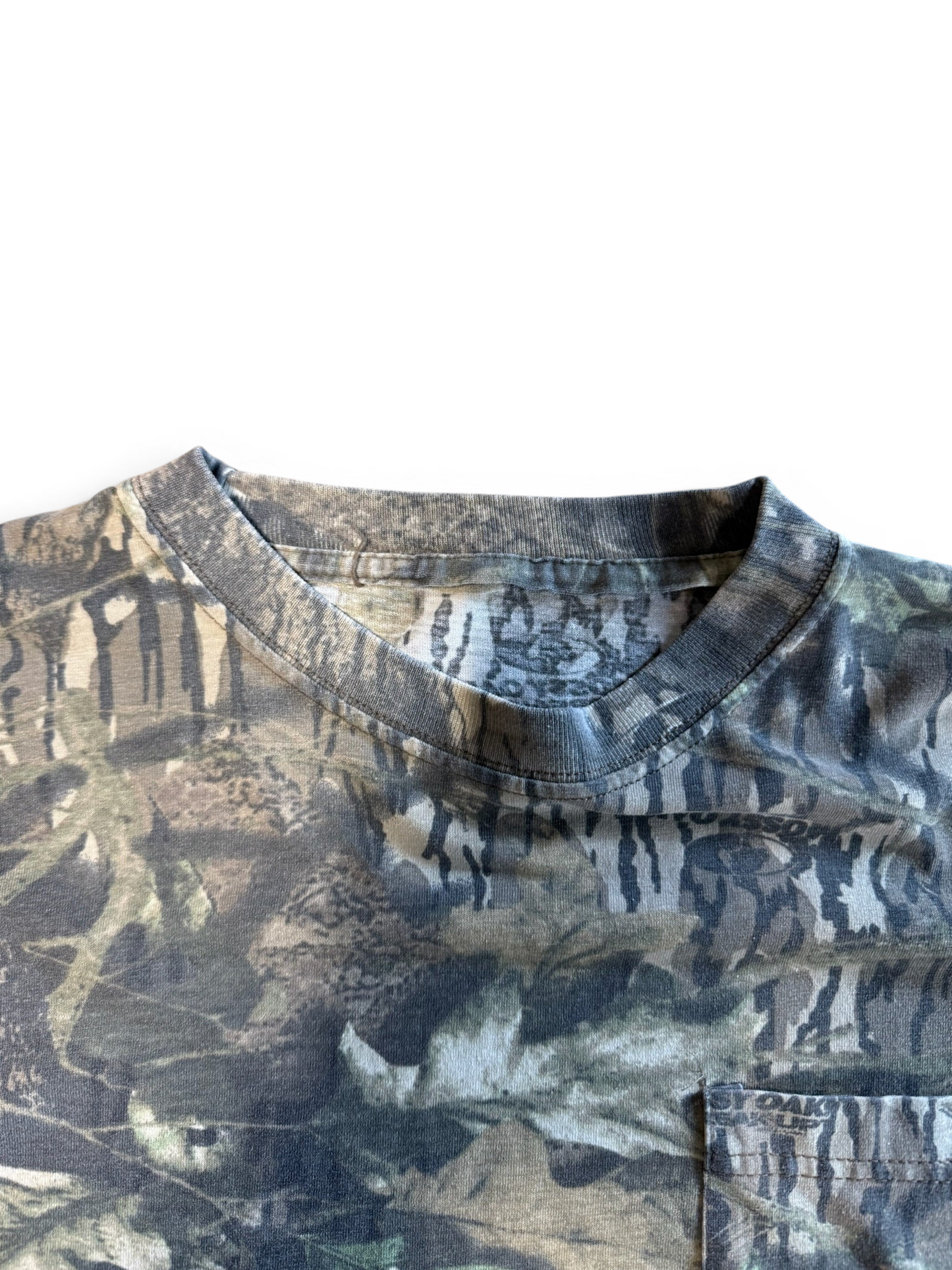 (L) Vintage Mossy Oak Woodland Camo Long Sleeve