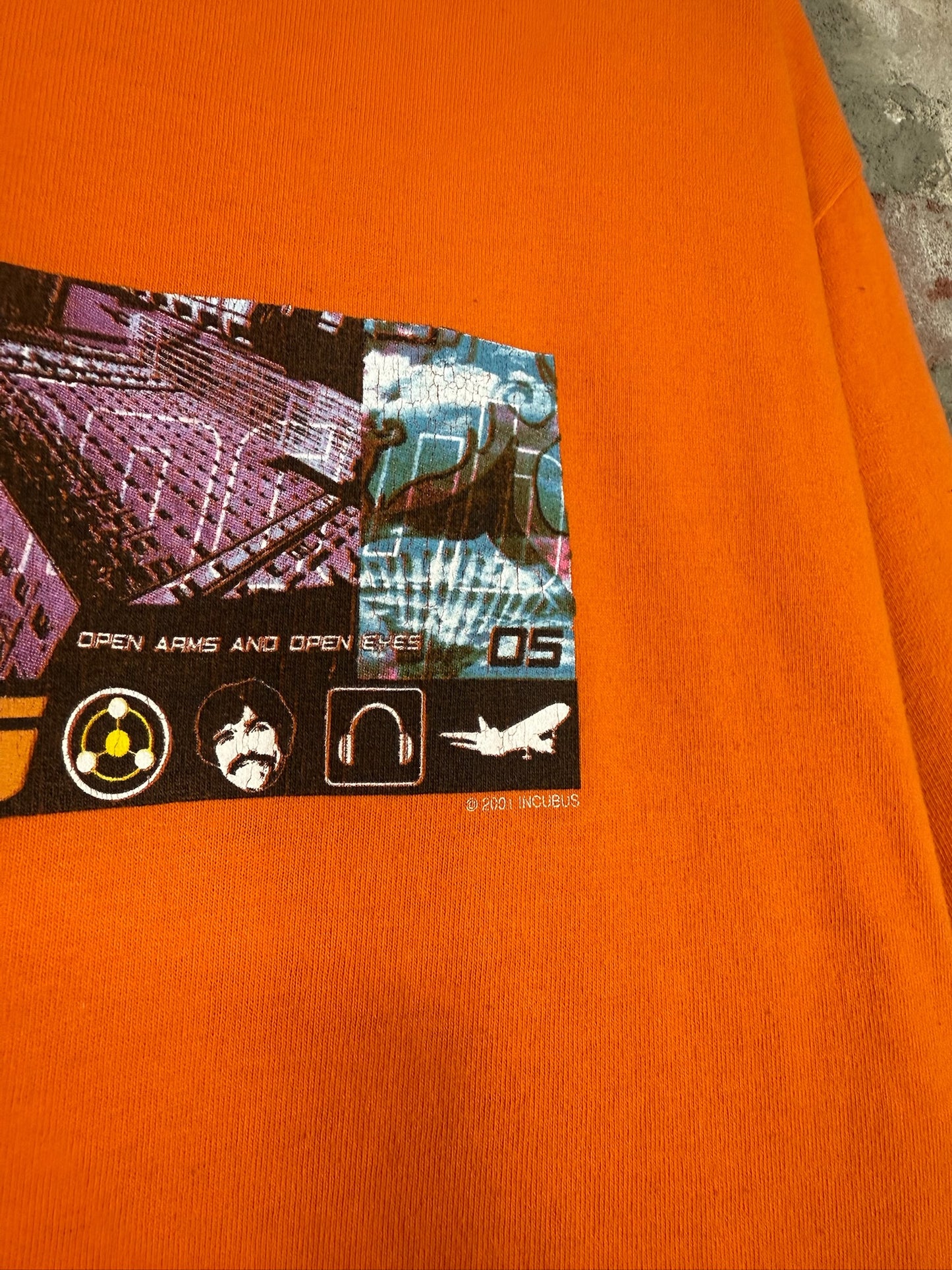 2001 Incubus Drive Band Tee Sz L