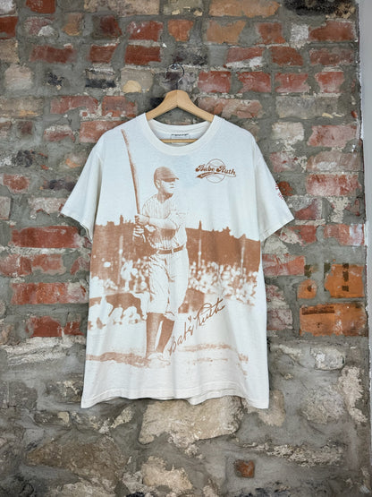 1993 Babe Ruth AOP Tee Sz L