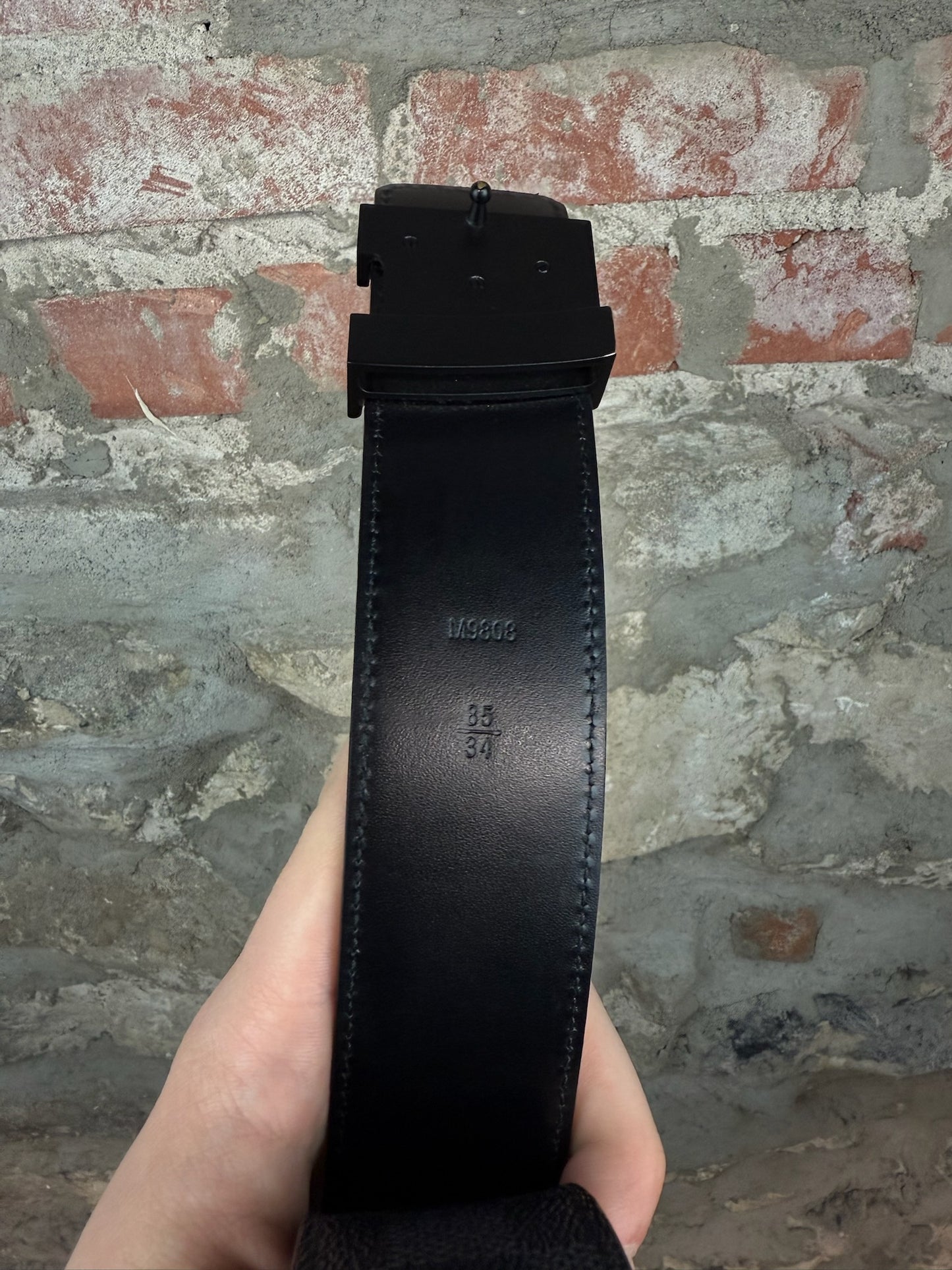 LV Initials Demoflage Belt Sz 34