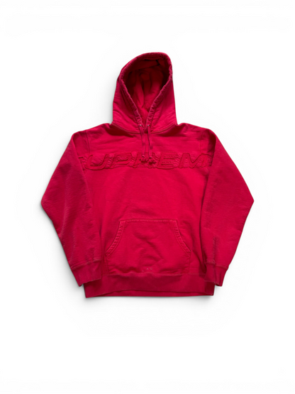 (L) Supreme Set In Hoodie Red SS19