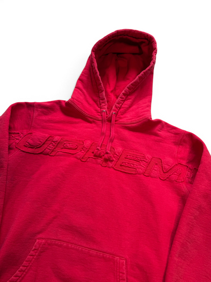 (L) Supreme Set In Hoodie Red SS19