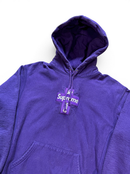 (M) Supreme Cross Bogo Hoodie Purple