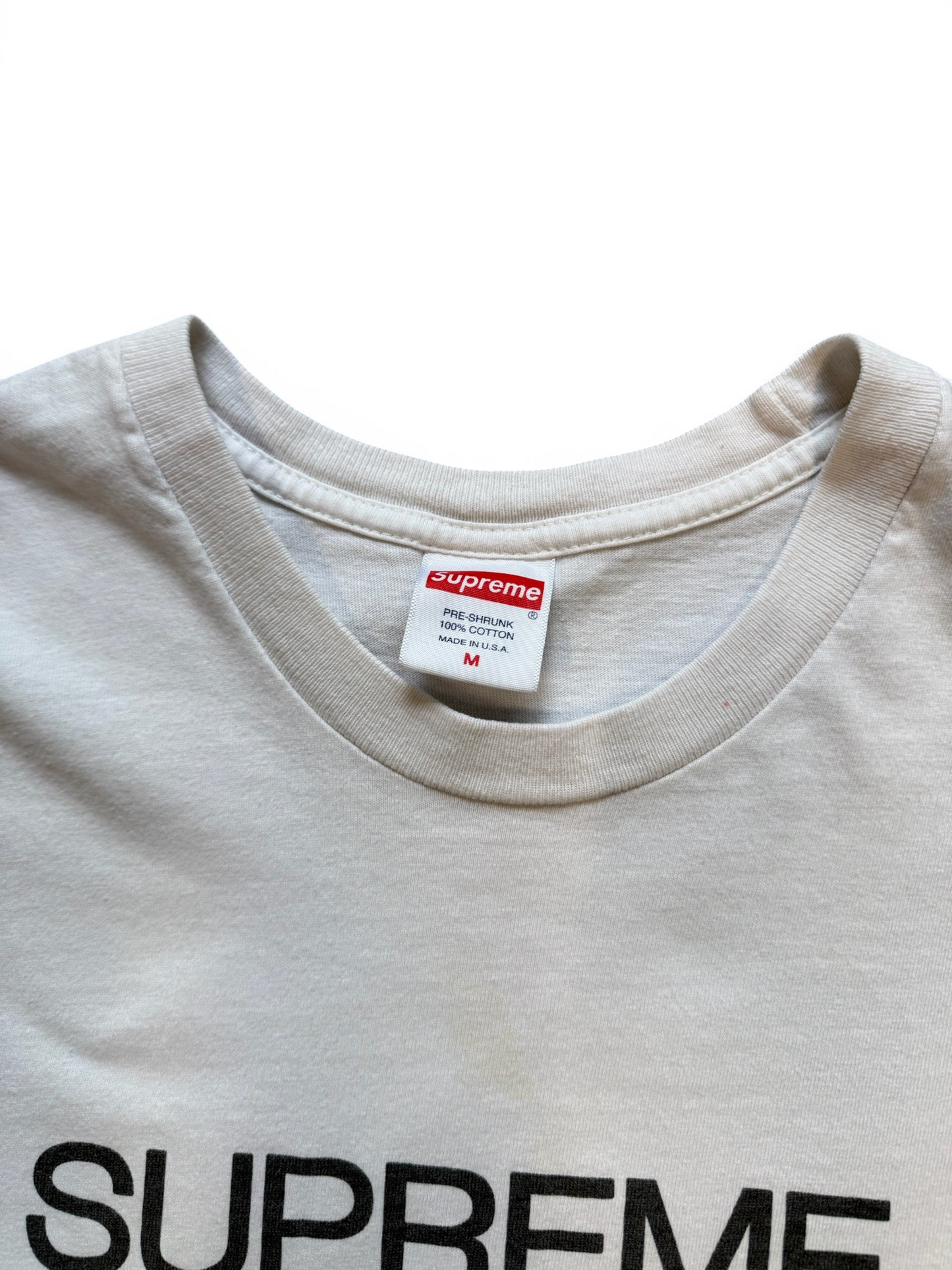 (M) Supreme Est 1994 Tee White