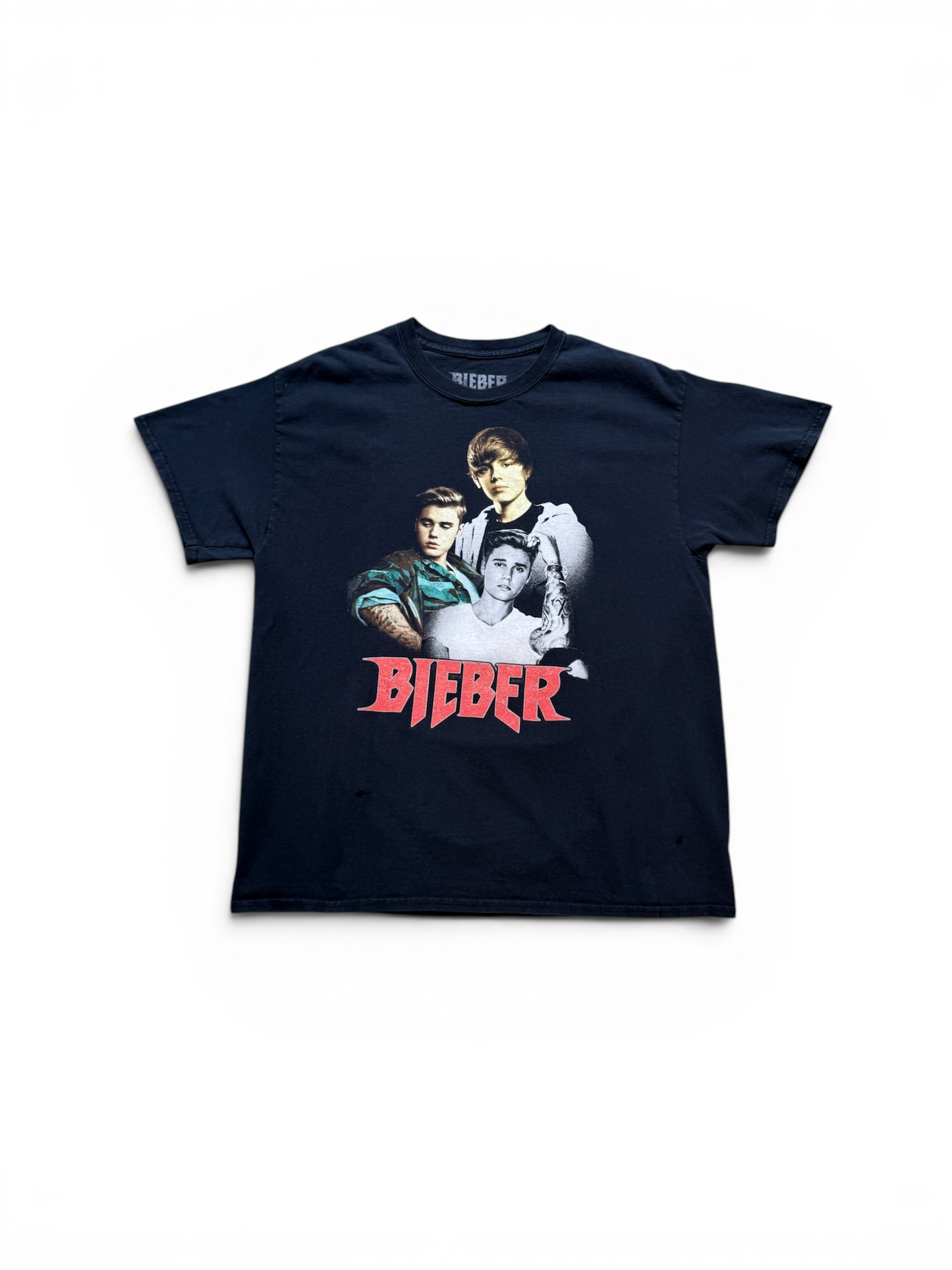 (L) 00s Just Bieber Photo Tee