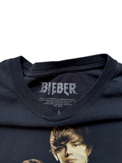 (L) 00s Just Bieber Photo Tee