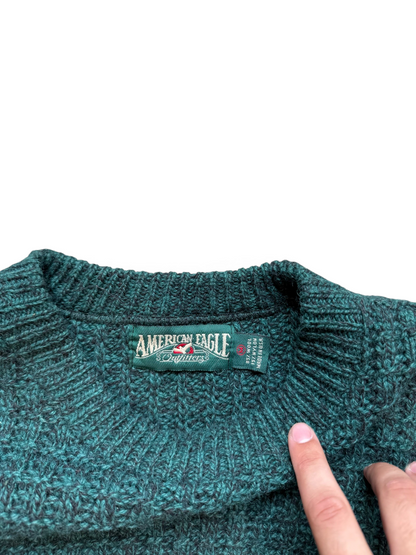 (M) Vintage 90s American Eagle Wool Knit Sweater