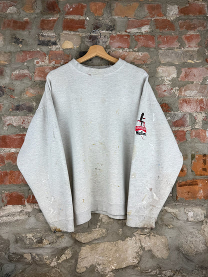 90s Marlboro Gecko Paint Splatter Crewneck Sz L