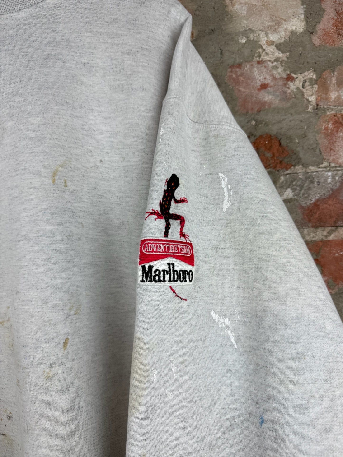 90s Marlboro Gecko Paint Splatter Crewneck Sz L
