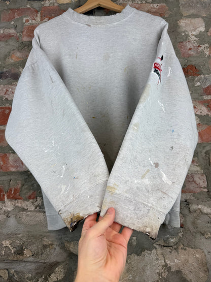 90s Marlboro Gecko Paint Splatter Crewneck Sz L