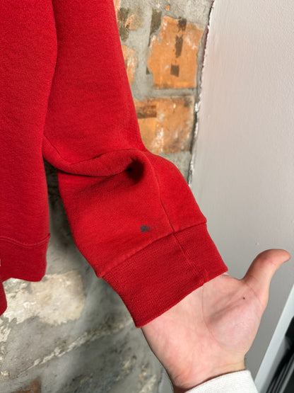 Vtg University Of Guelph Hoodie Red Sz L