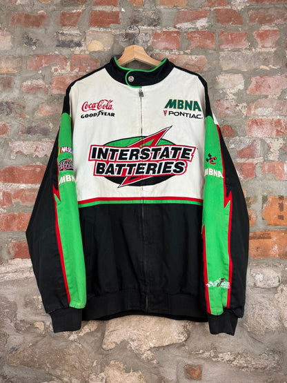 00s NASCAR Interstate Batteries Racing Jacket Sz XL
