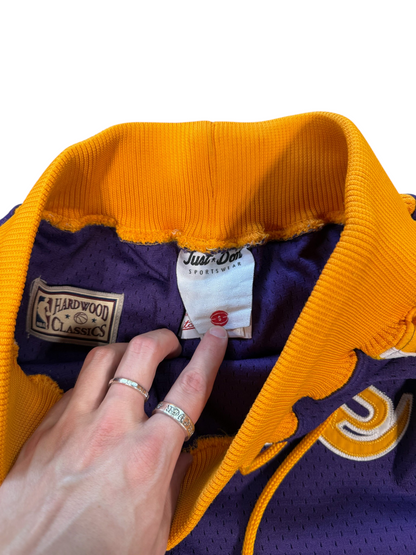 (S) Just Don x Mitchell & Ness Lakers Shorts