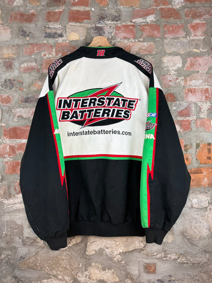 00s NASCAR Interstate Batteries Racing Jacket Sz XL