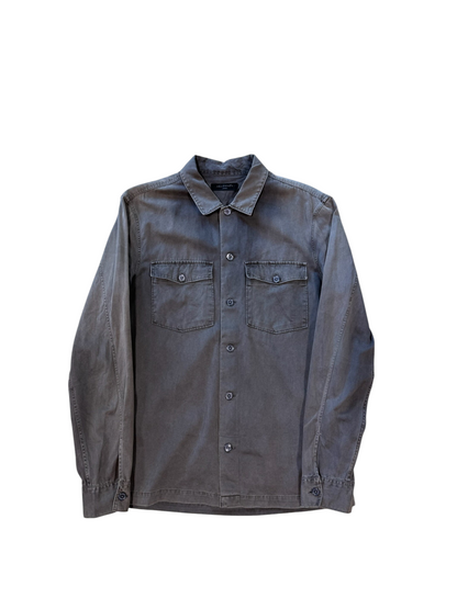 (L) All Saints Long Sleeve Casual Button Down Shirt