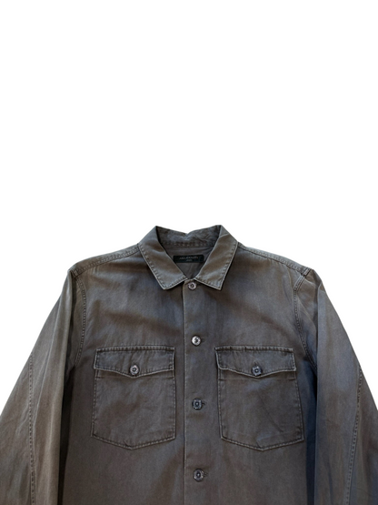 (L) All Saints Long Sleeve Casual Button Down Shirt