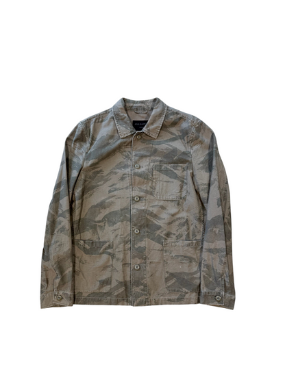 (L) All Saints Light Two Tone Jacket