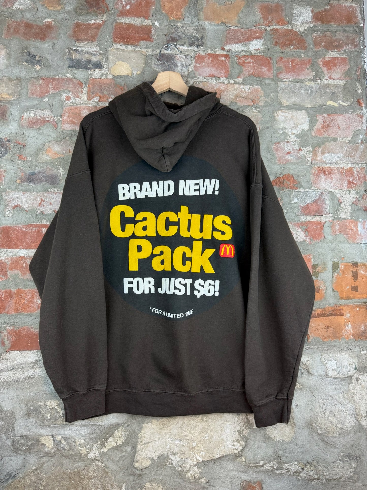 Cactus Jack x Mcdonalds Brown Hoodie Sz L