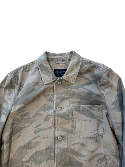 (L) All Saints Light Two Tone Jacket