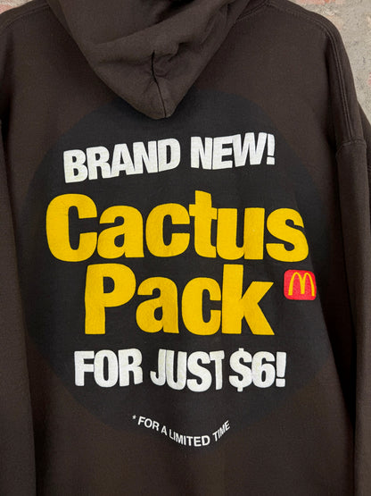Cactus Jack x Mcdonalds Brown Hoodie Sz L