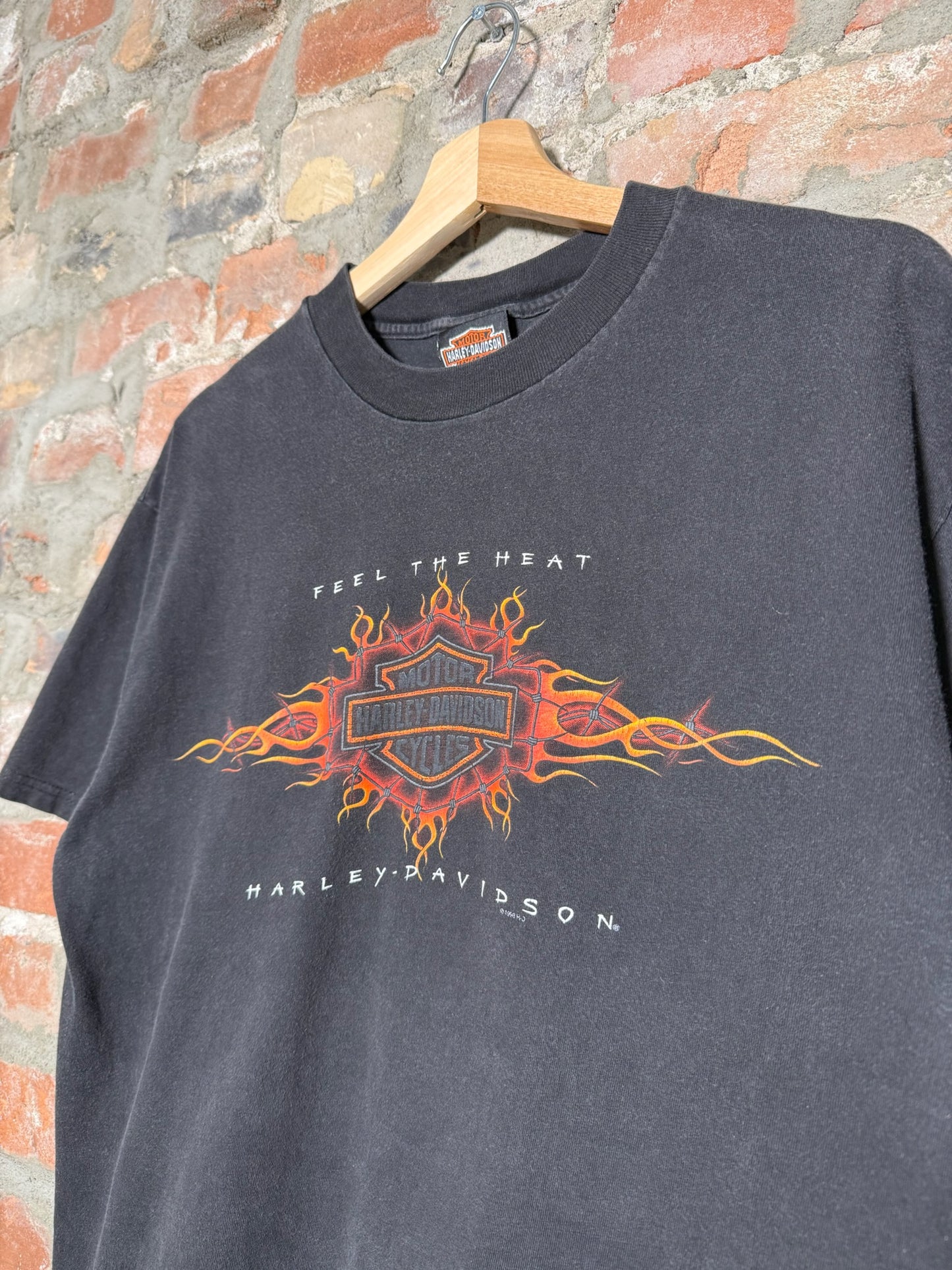 98" Harley Davidson Stewart Florida T-Shirt Sz L