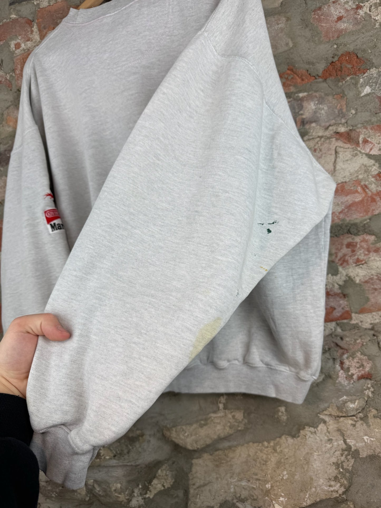 90s Marlboro Gecko Grey Crewneck Sz L