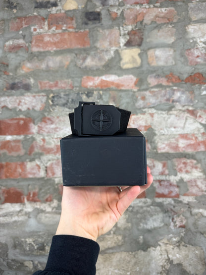 Stone Island Nylon Logo Tape Belt Sz 34W