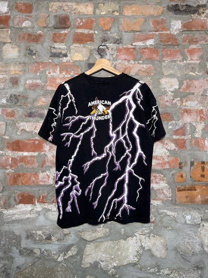 90s American Thunder Pit Bull T-Shirt Sz L