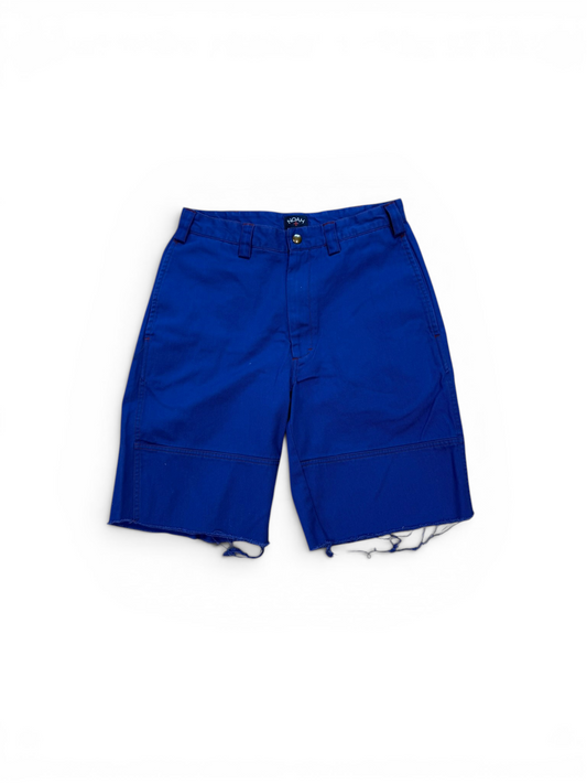 (30W) Noah Cut Blue Shorts