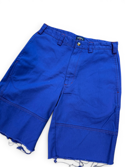 (30W) Noah Cut Blue Shorts
