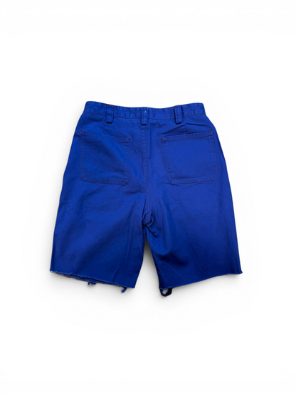 (30W) Noah Cut Blue Shorts