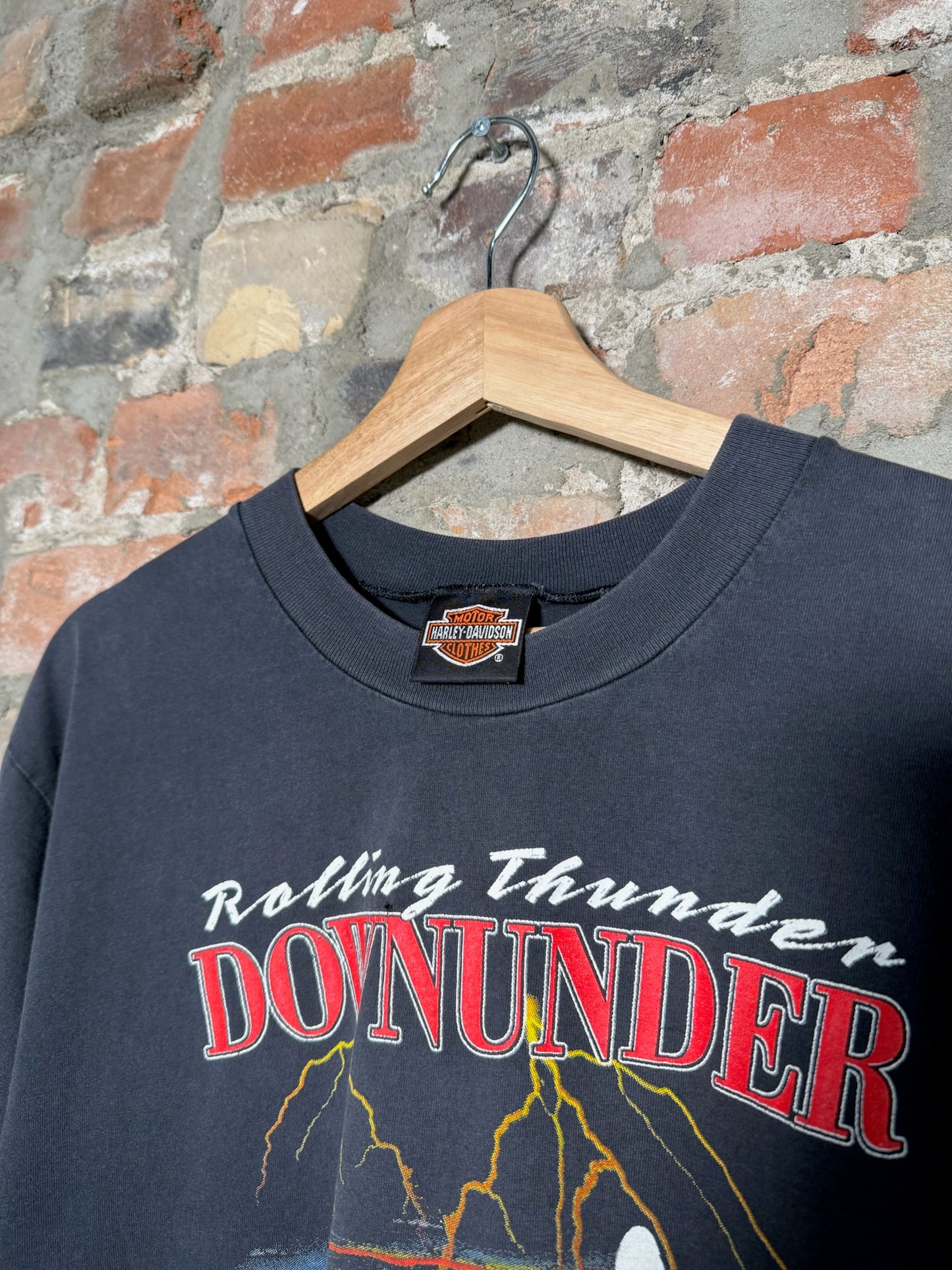 90s Harley Davidson Rolling Thunder Australia T-Shirt Sz XL