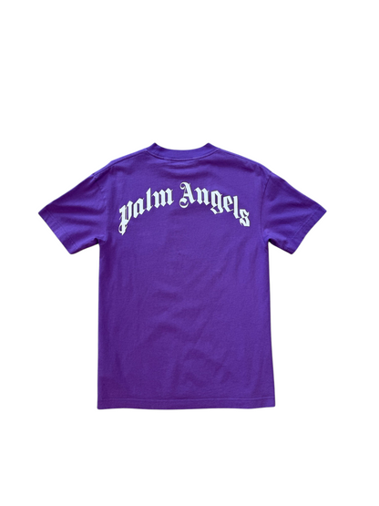 (XS) Palm Angles Teddy Bear Purple Tee