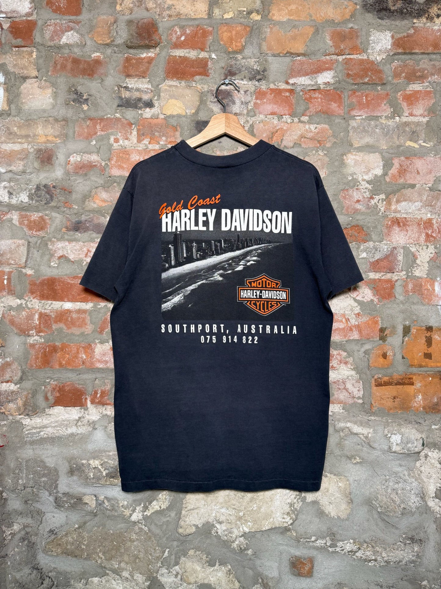 90s Harley Davidson Rolling Thunder Australia T-Shirt Sz XL