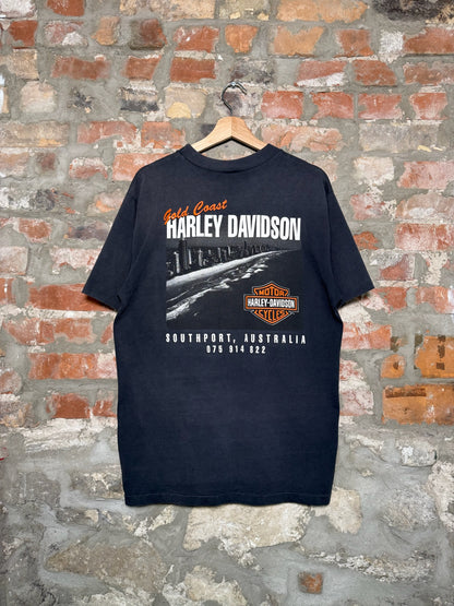 90s Harley Davidson Rolling Thunder Australia T-Shirt Sz XL
