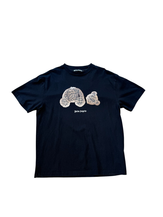 (XXL) Palm Angles Teddy Bear Black Tee