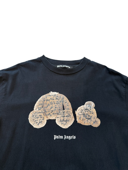 (XXL) Palm Angles Teddy Bear Black Tee