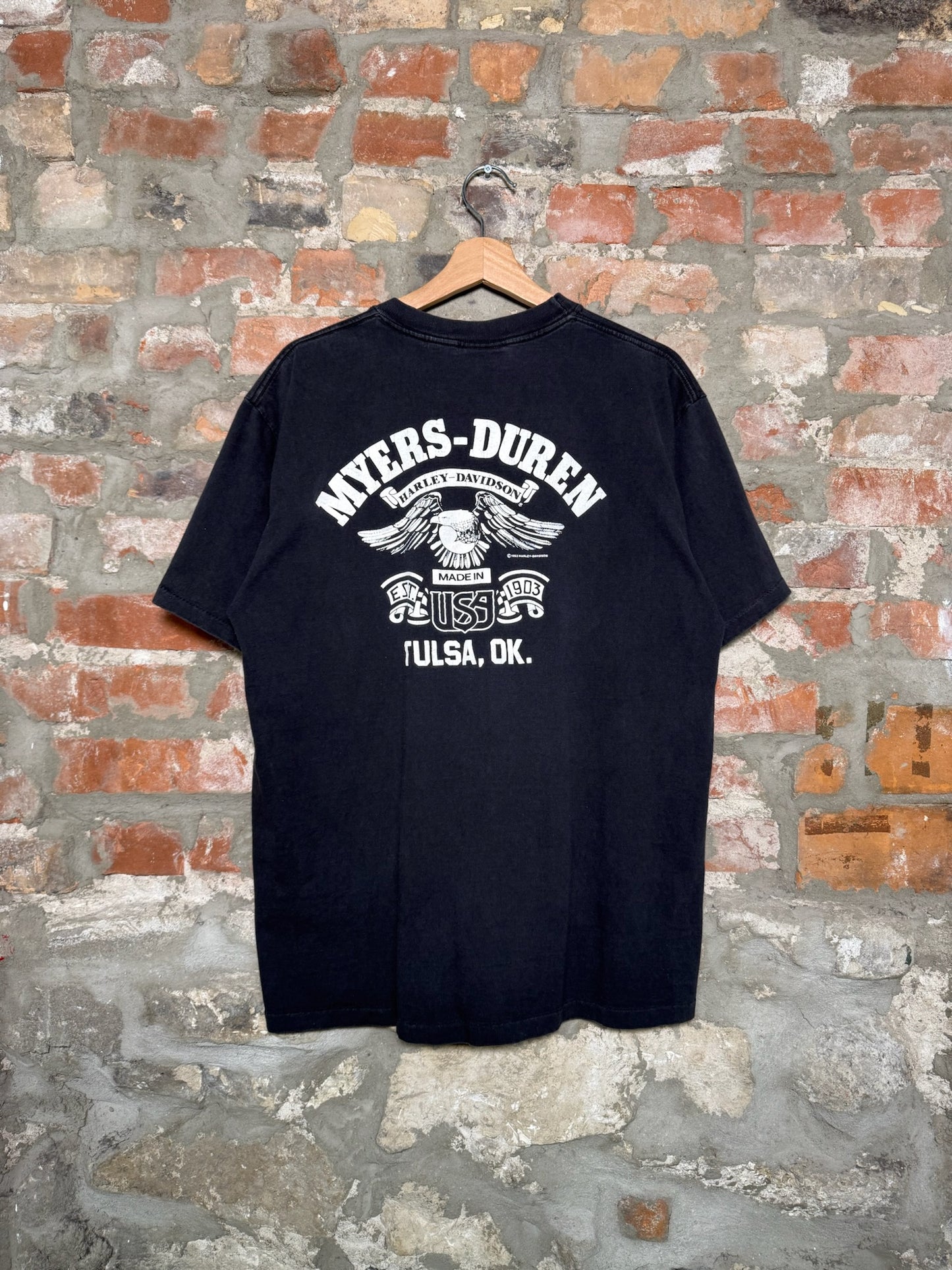 90s Harley Davidson Tulsa OK T-Shirt Sz XL