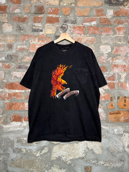 Vtg Harley Davidson Allen Texas T-Shirt Sz XL