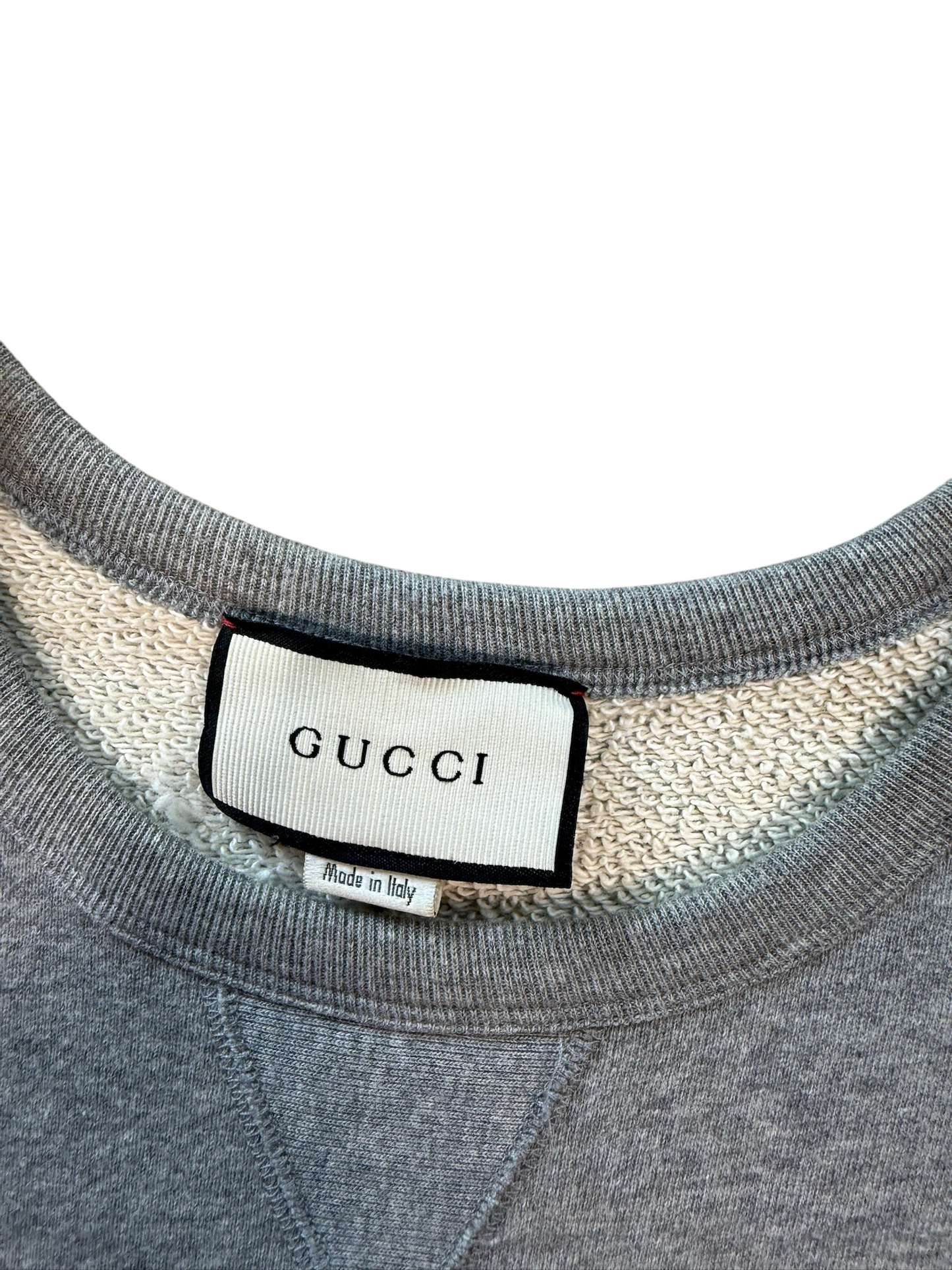 (M) Gucci Glitter Logo Flying Tiger Sweatshirt