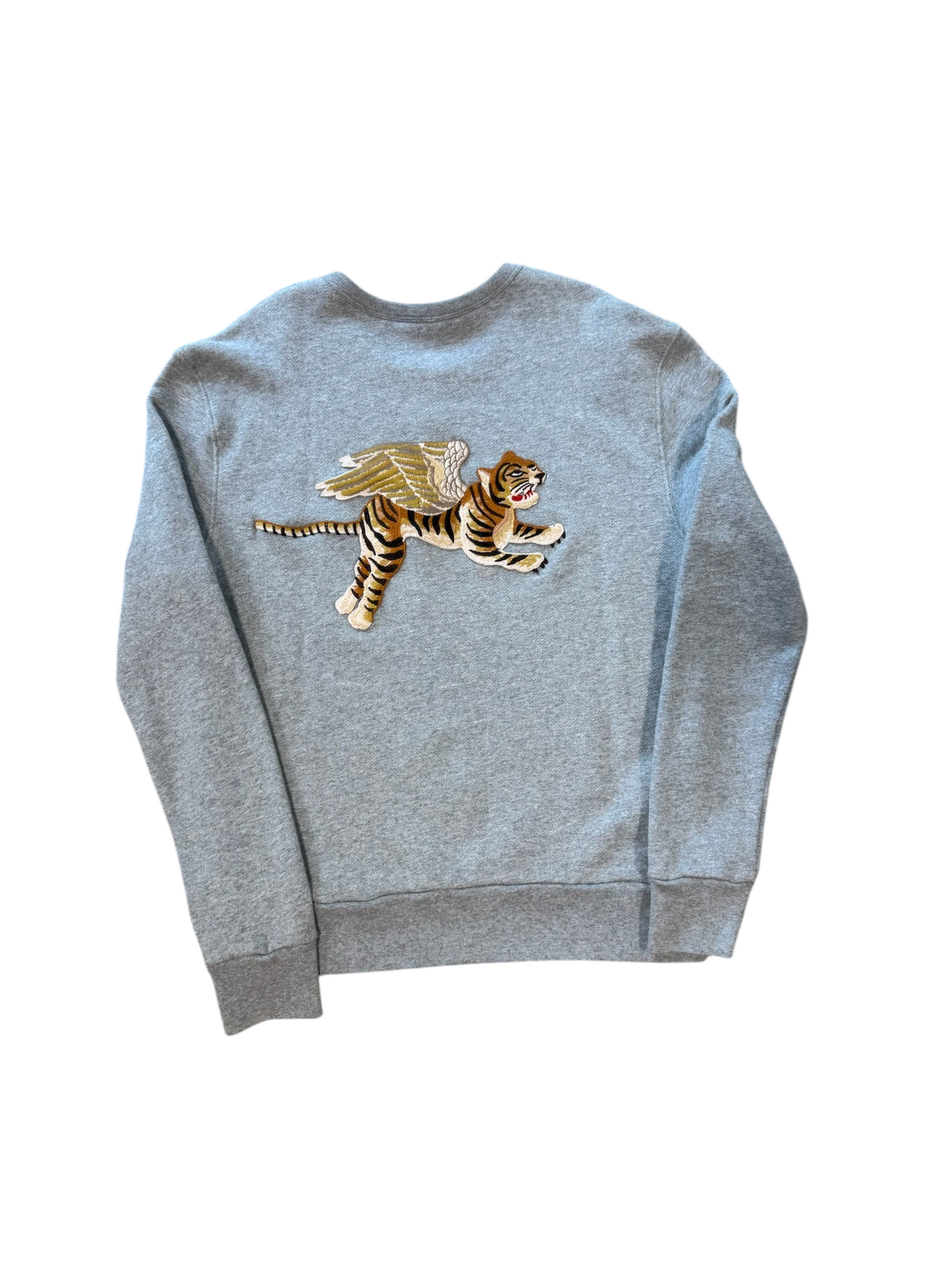 (M) Gucci Glitter Logo Flying Tiger Sweatshirt