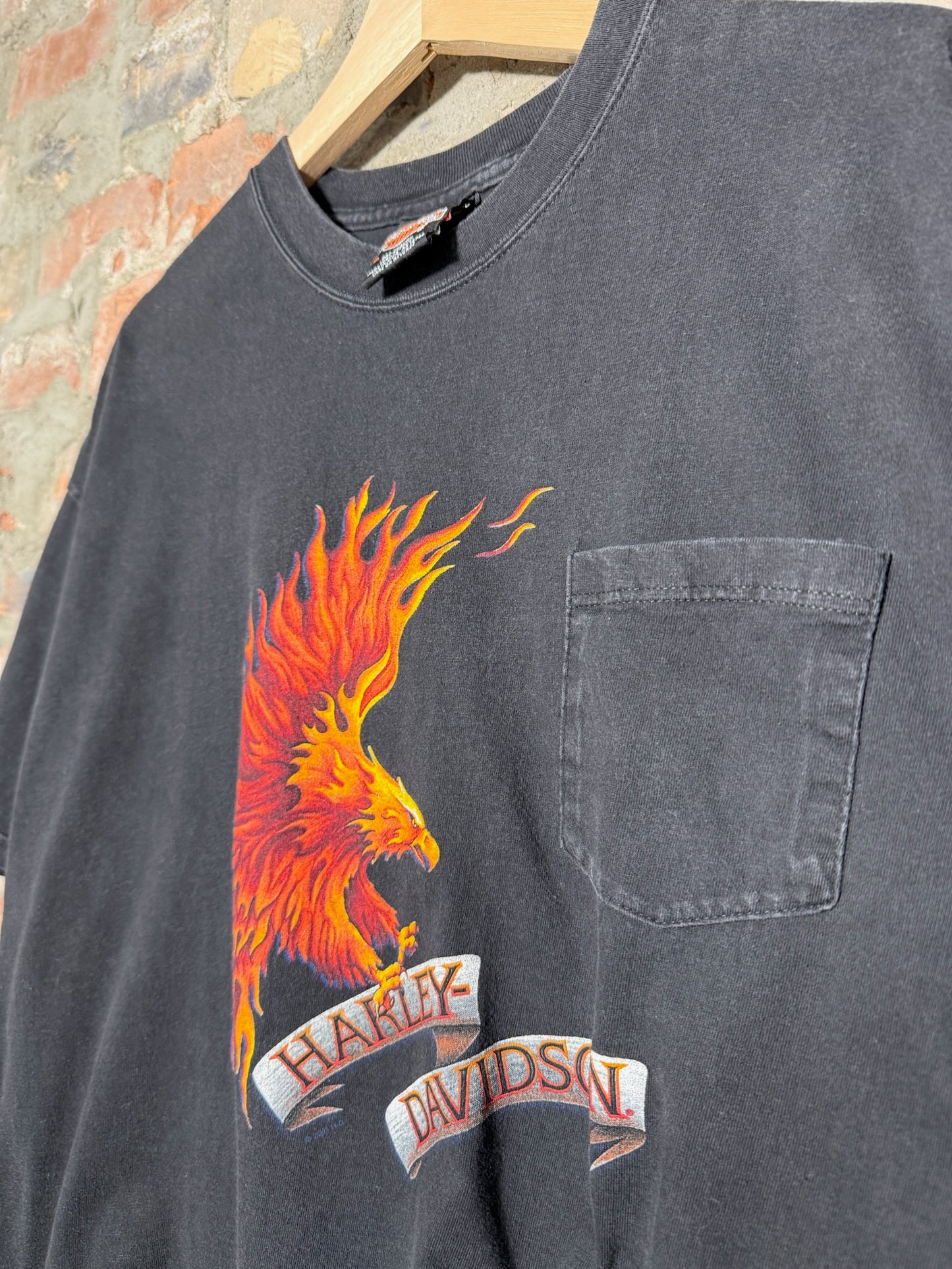 Vtg Harley Davidson Allen Texas T-Shirt Sz XL