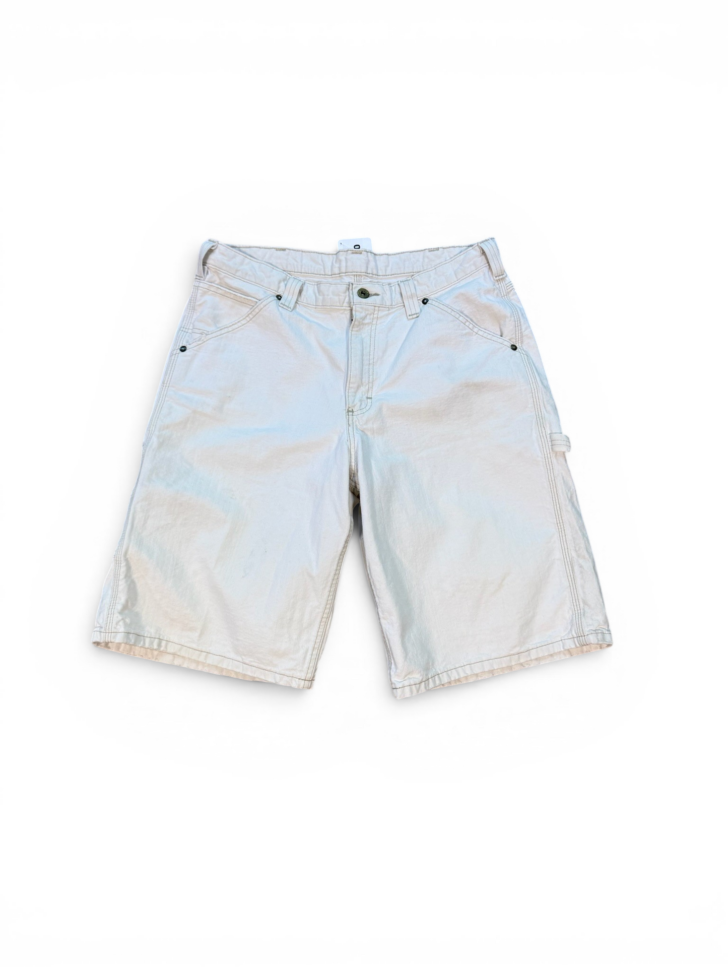 (34W) Vintage 90s Lee Dungaree Carpenter Shorts