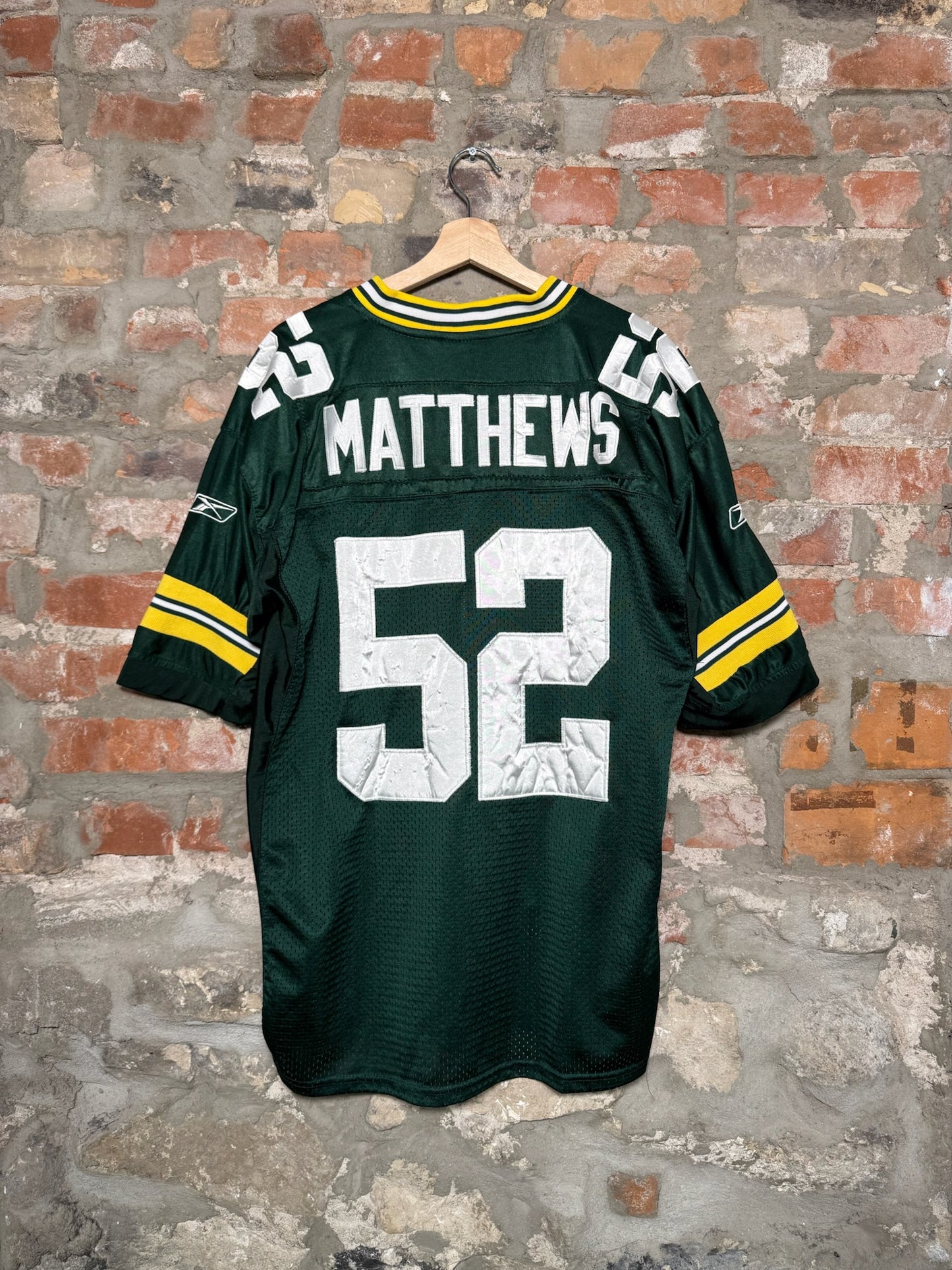 Vtg Green Bay Packers Mathews Jersey Sz XL