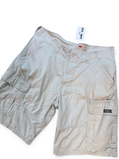 (34W) Vintage Wrangler Khaki Shorts