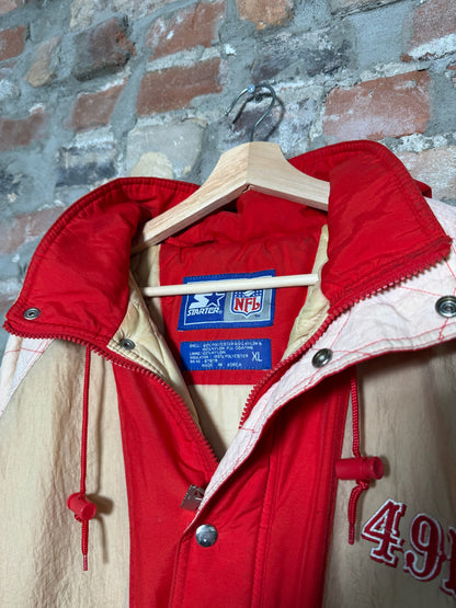 90s San Francisco 49ers Starter Jacket Sz XL