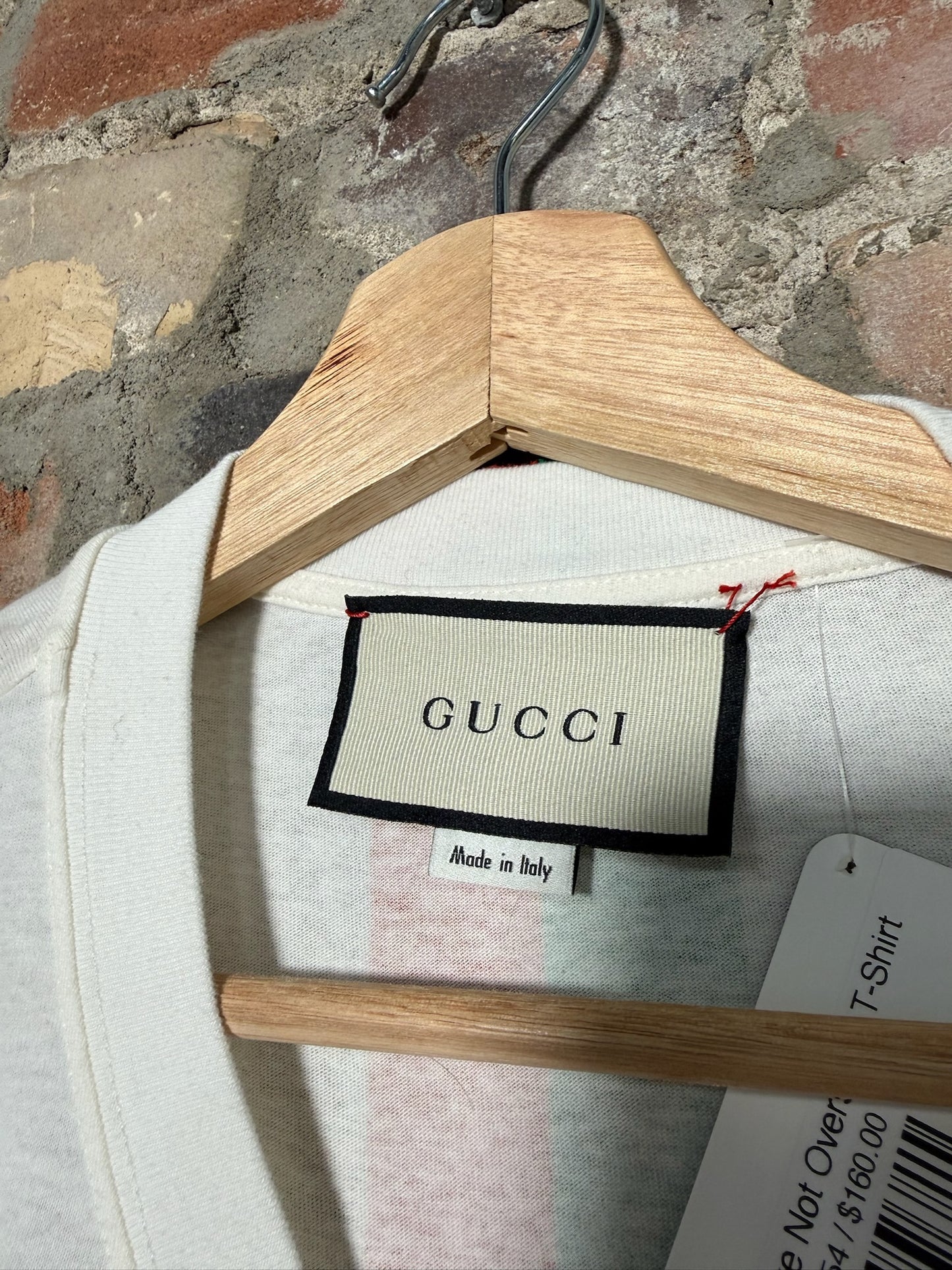 (L) Gucci Fake Not Oversized T-Shirt