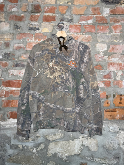 Vtg Real Tree Basic Hoodie Sz M